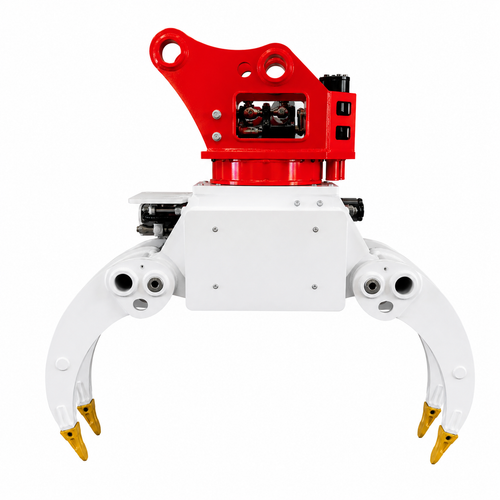 HonTop-GrappleSaws HL-A8 model, industrial grapple saw with adjustable arms and robust metal construction for heavy-duty cutting.